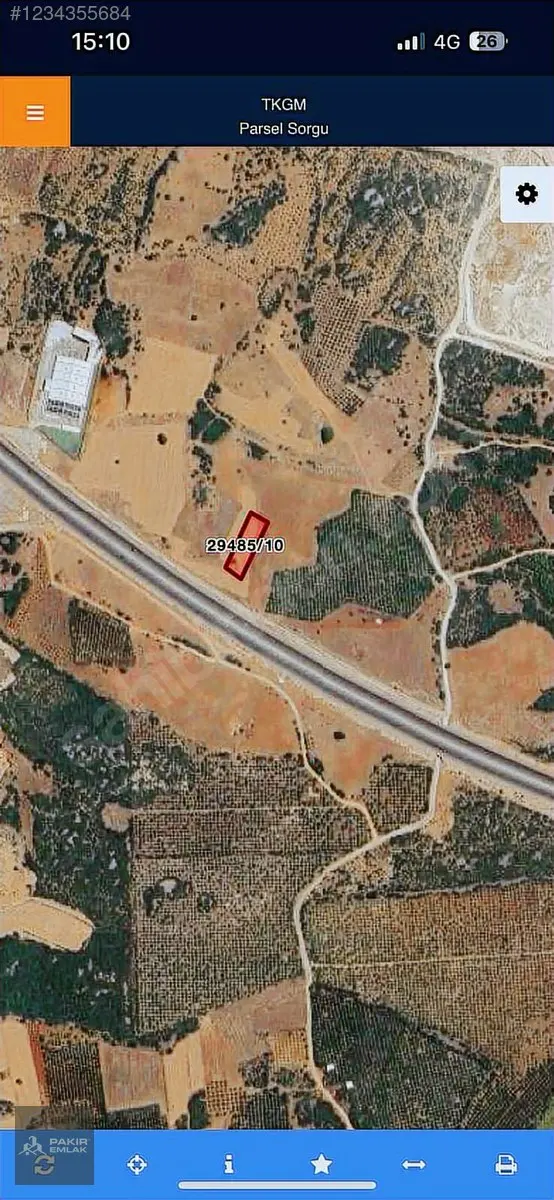 Kuzey Çevre Yoluna Cephe 2.160 m² Ticari Arsa — fotoğraf 1