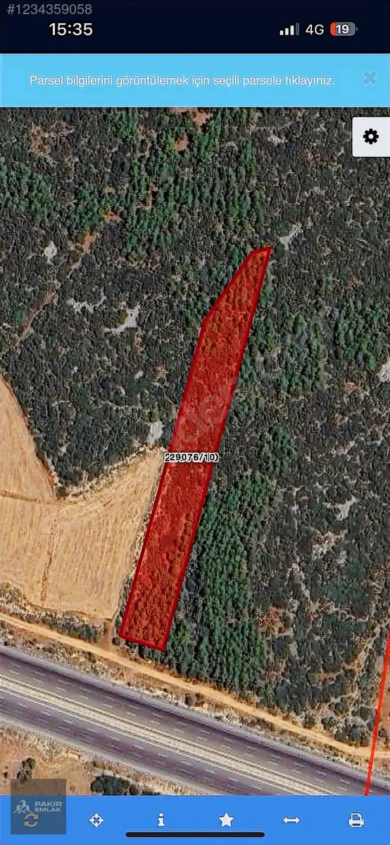 Kepez Başköyde Yola Cephe 3.947 m² Tarla — fotoğraf 1