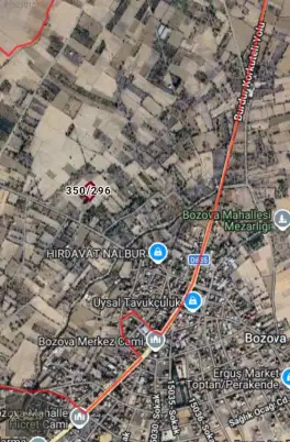 Korkuteli Bozova Kocaanbar'da 3.490 m² Verimli Tarla — fotoğraf 2